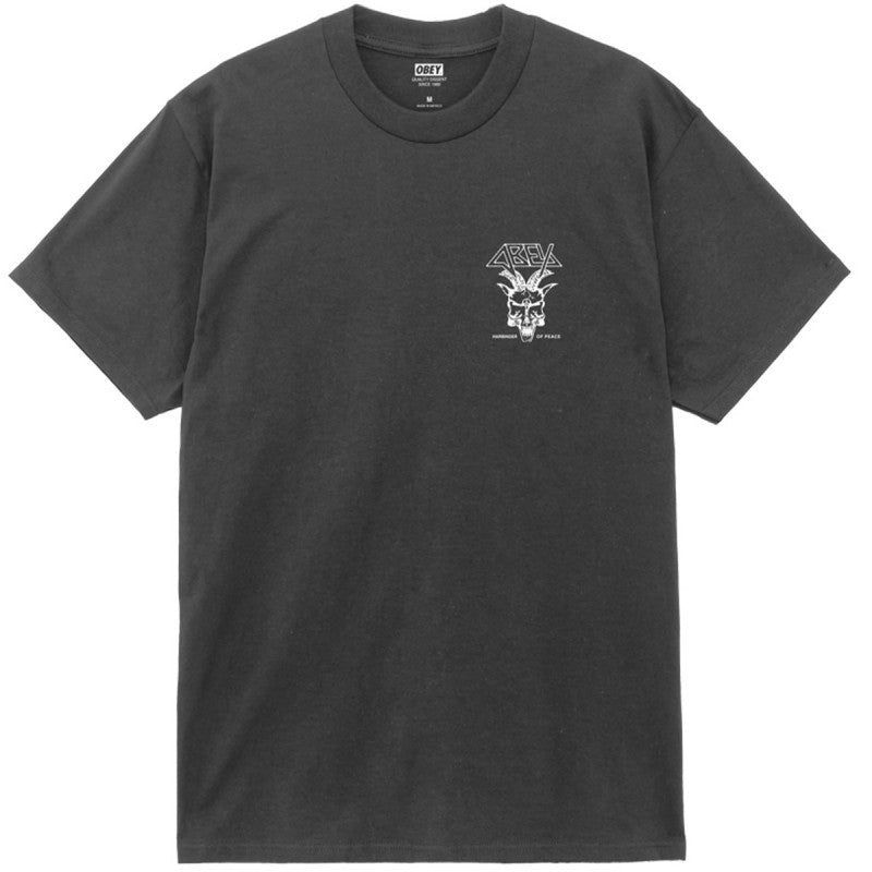 Obey Harbinger Of Peace T-Shirt Vintage Black