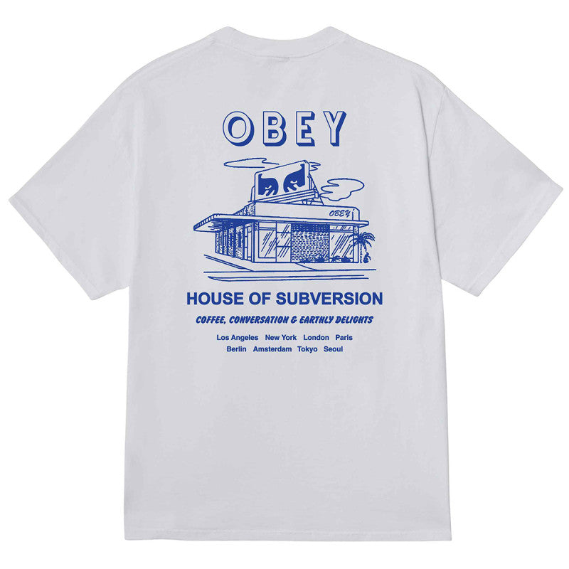 Obey House Of Subversion T-Shirt White