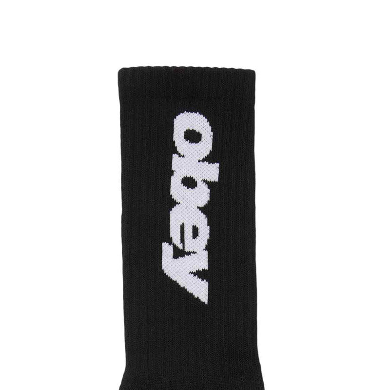 Obey Italics Socks Black