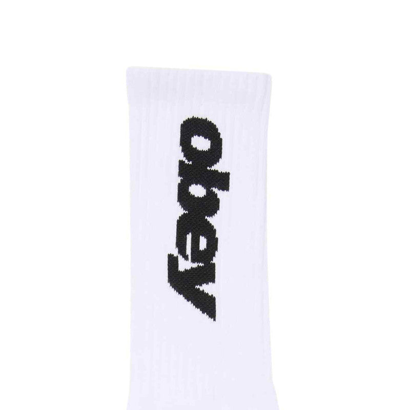 Obey Italics Socks White