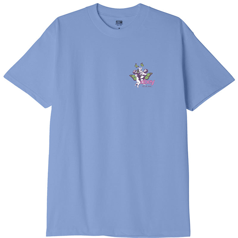 Obey It's All love T-Shirt Digital Violet