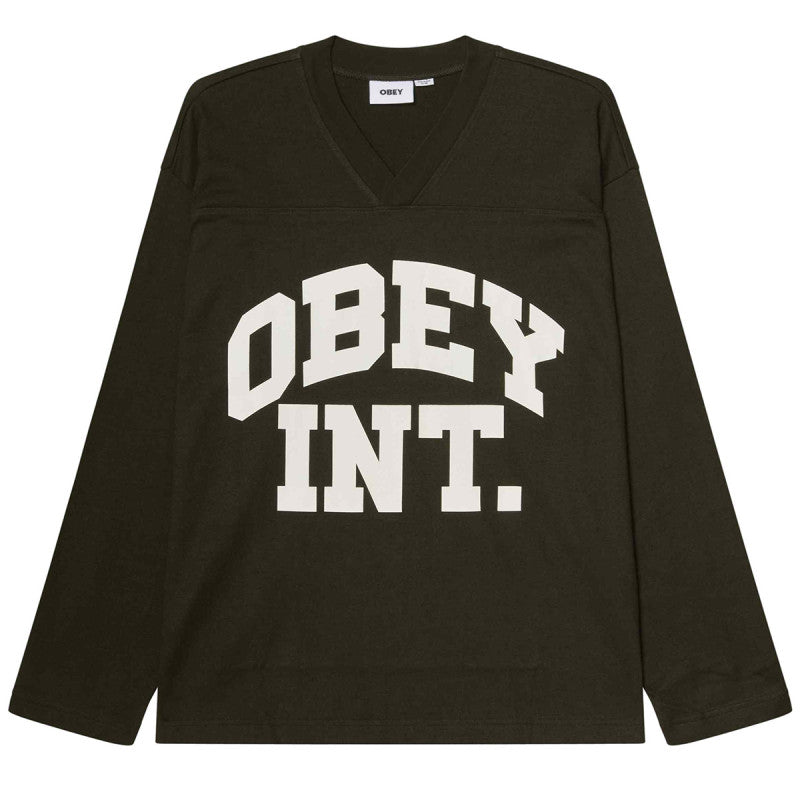 Obey Longsleeve Football Jersey Rosin