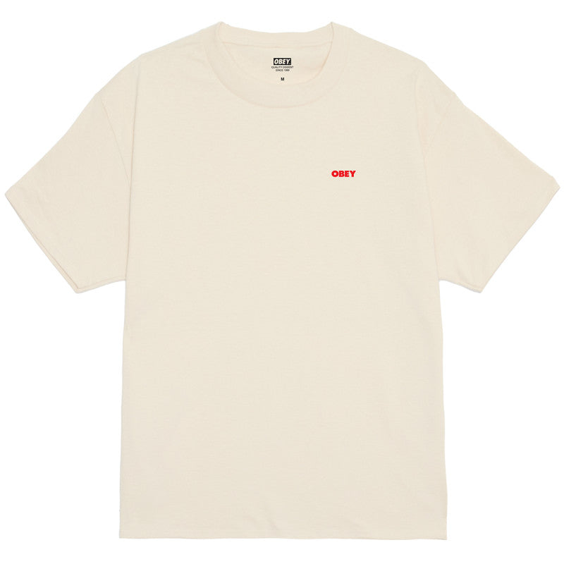 Obey Love In A Void T-Shirt Cream