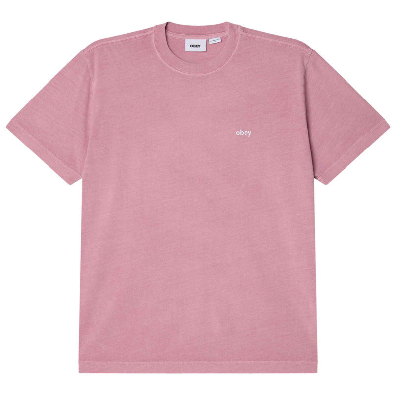 Obey Lowercase Pigment T-Shirt Pigment Lilac