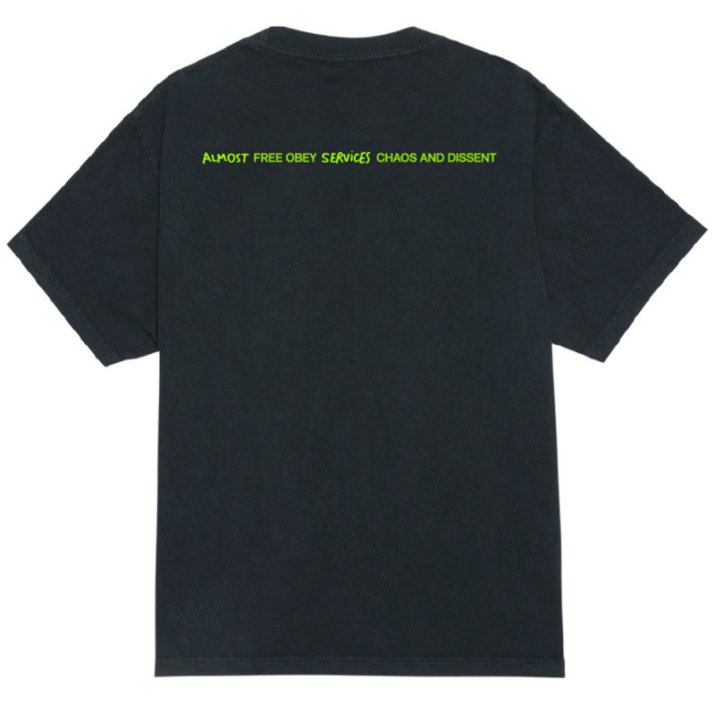 Obey Peace And Noise T-Shirt Dusty Black