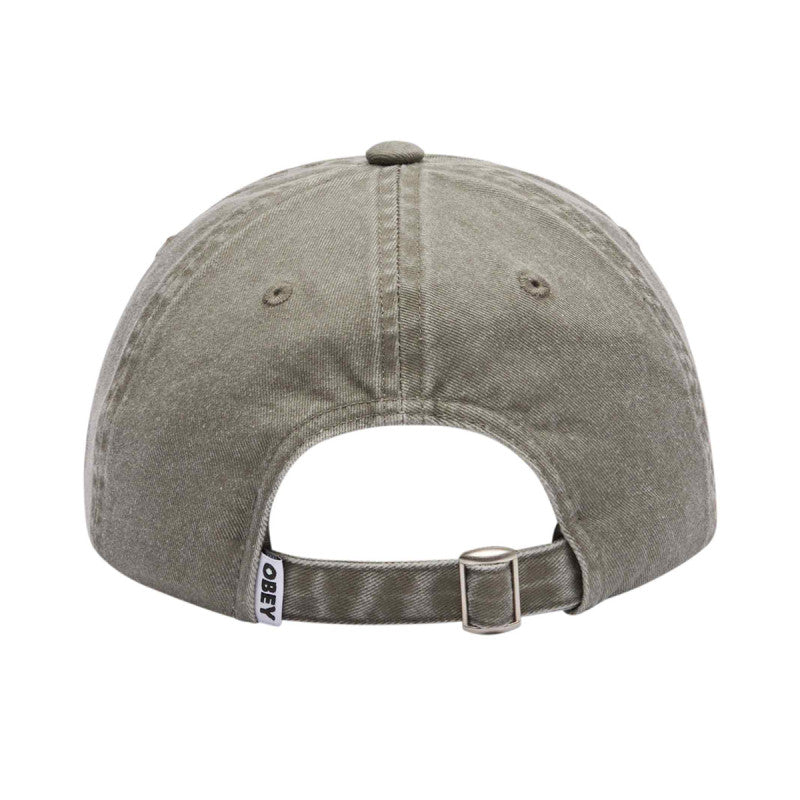 Obey Pigment Bold 6 Panel Cap Pigment Olive