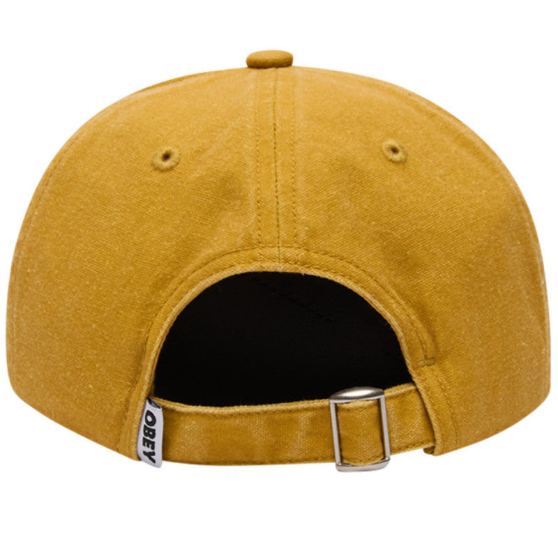 Obey Pigment Obey Farms 6 Panel Strapback Pigment Mustard