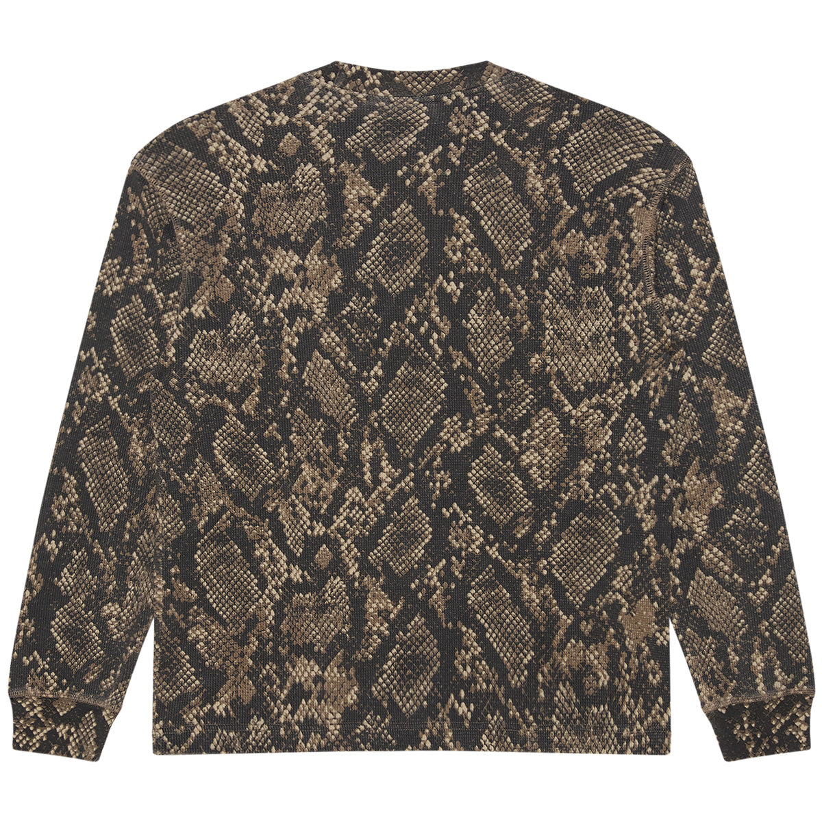 Obey Post Thermal Longsleeve T-Shirt Dusty Vintage Rattlesnake