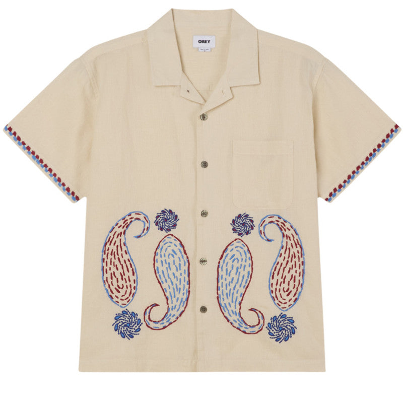 Obey Quentin Woven Shirt Birch