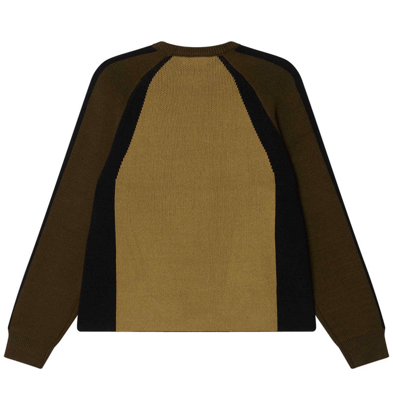 Obey Raglan Sweater Mermaid Green