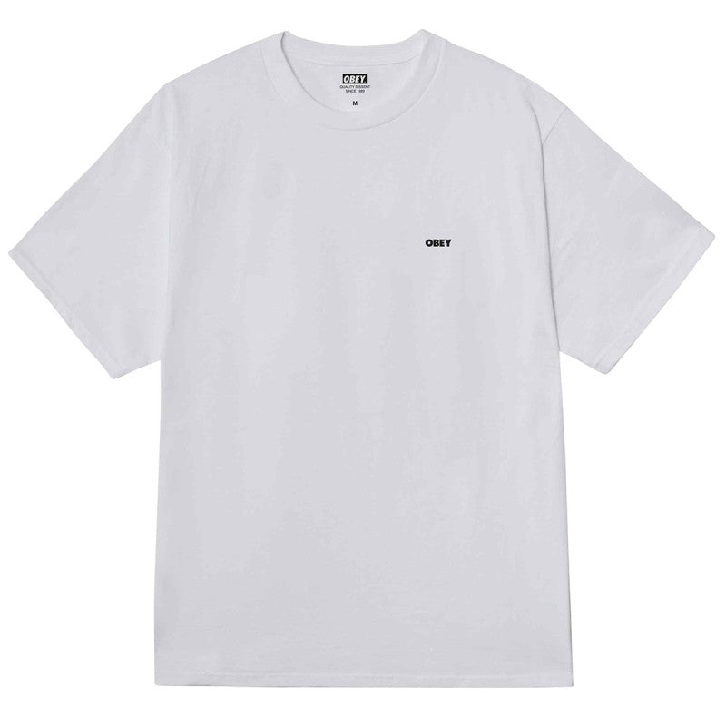 Obey Sound & Resistance Bird T-Shirt White