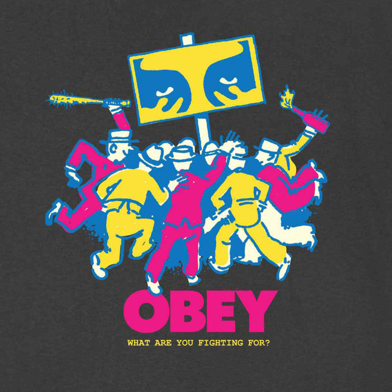 Obey Steady Mobbin' T-Shirt Vintage Black