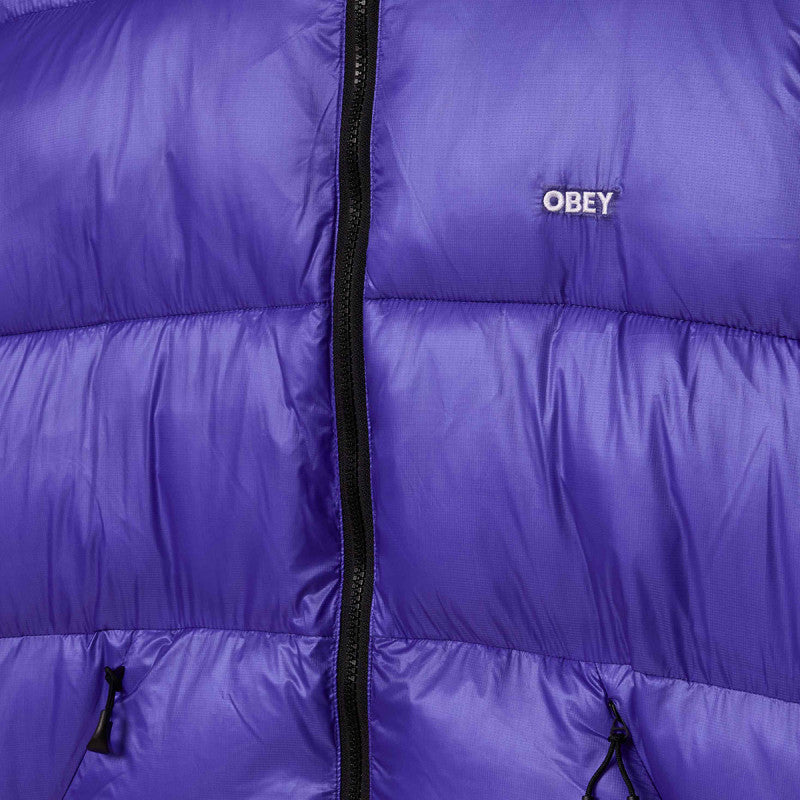 Obey Stratus Puffer Jacket Blue