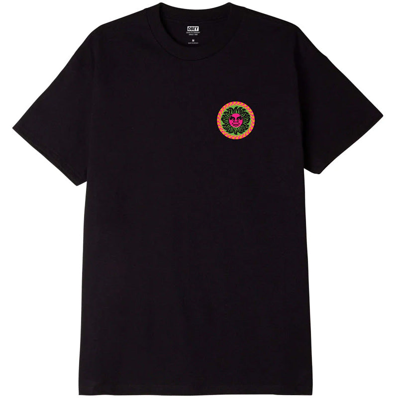 Obey Sun T-Shirt Black