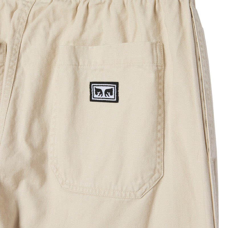 Obey Theo Easy Pant Birch Faded Wash