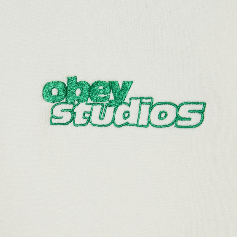 Obey Tonic Crewneck Sweater Off White