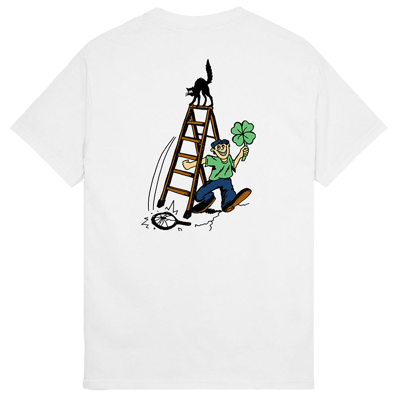 Pass-Port Dumb Luck Ladder T-shirt White