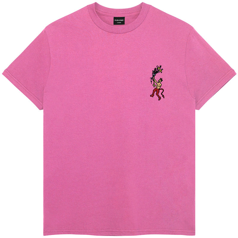 Pass Port Gardening T-Shirt Pink Milk