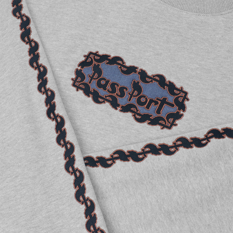 Pass Port Pattoned Sweater Ash