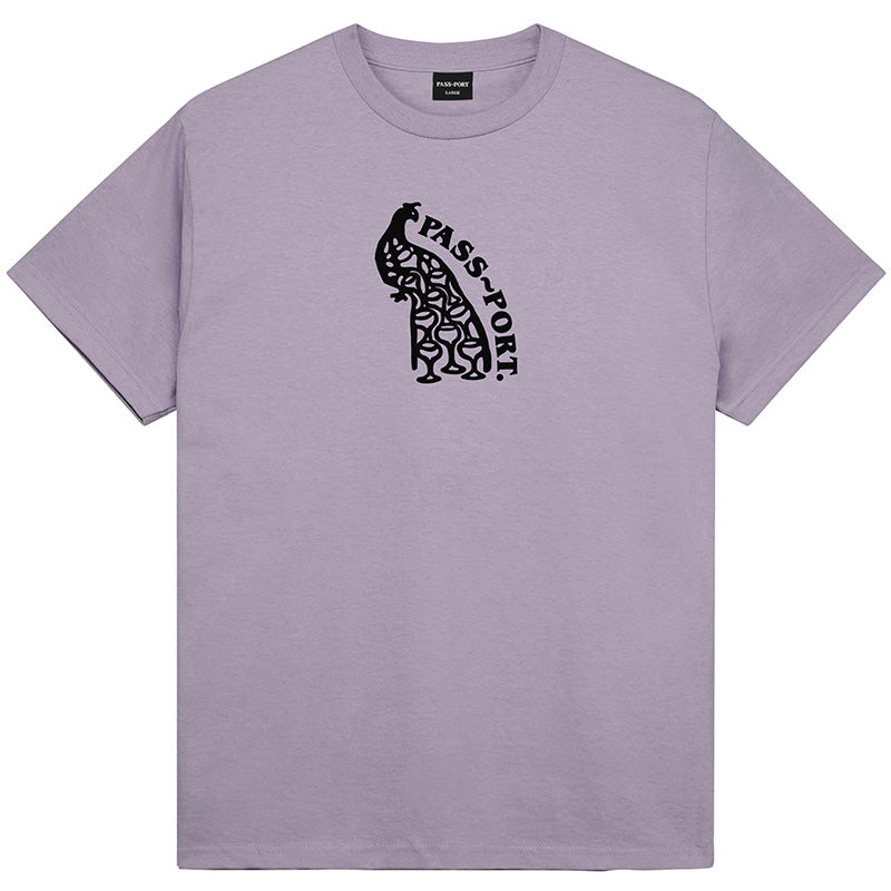 Pass Port Peacock T-Shirt Dusty Lilac