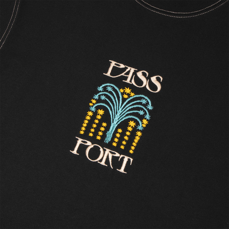 Pass Port Roman Candle T-shirt Black