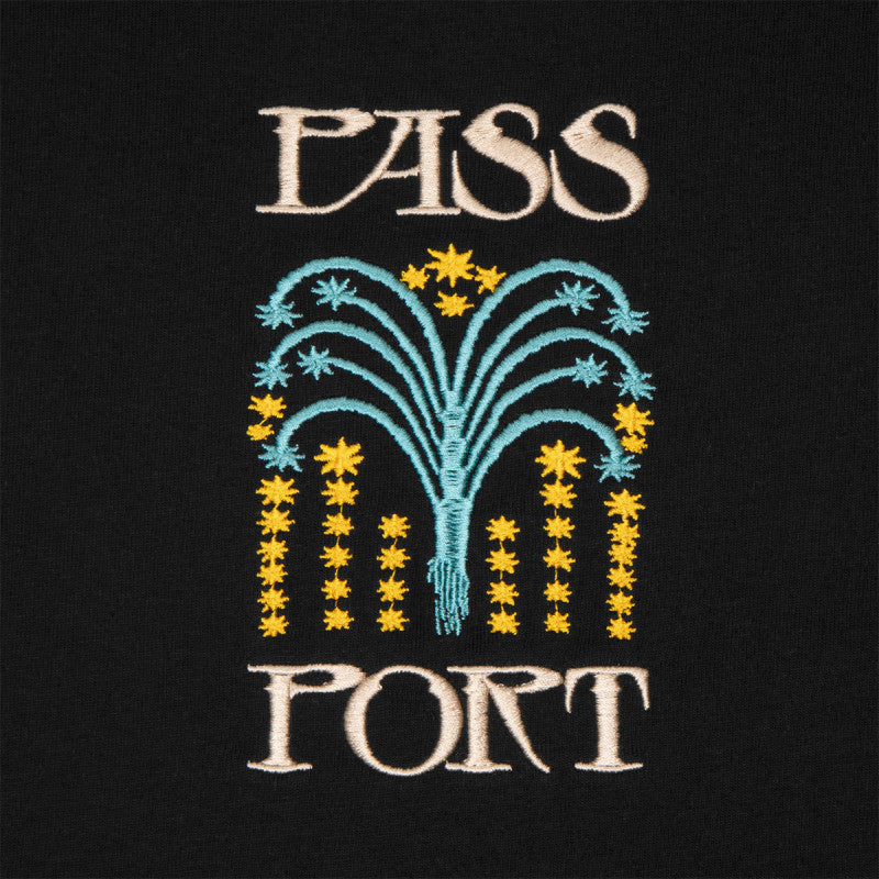 Pass Port Roman Candle T-shirt Black