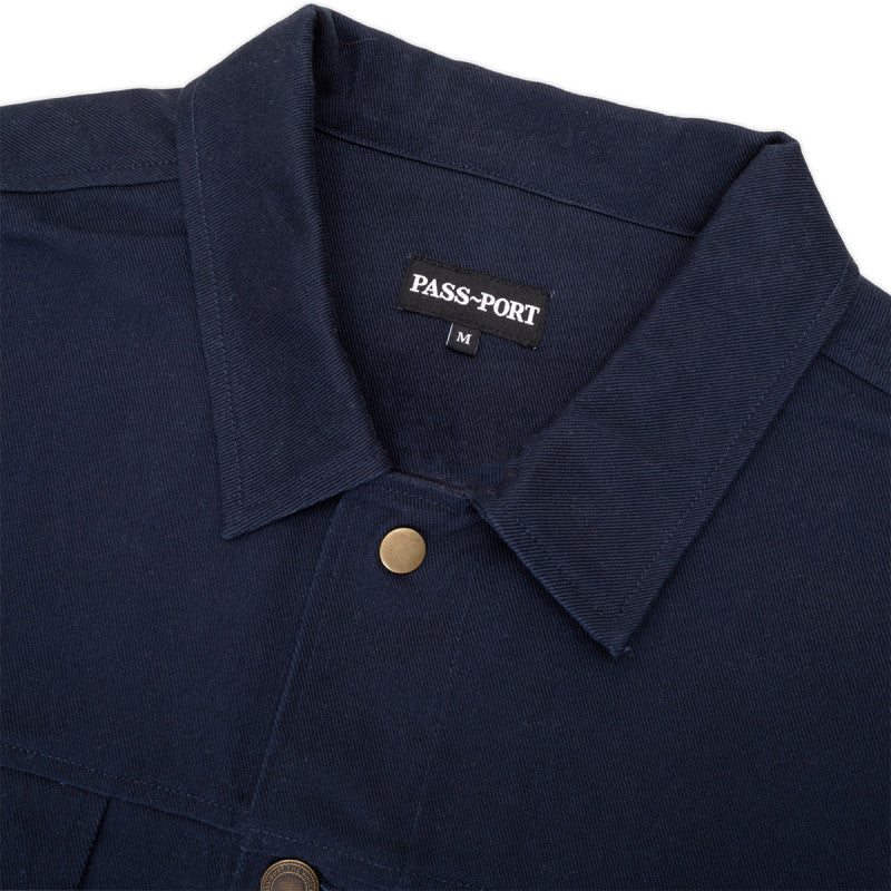 Pass Port Workers Overshirt Navy