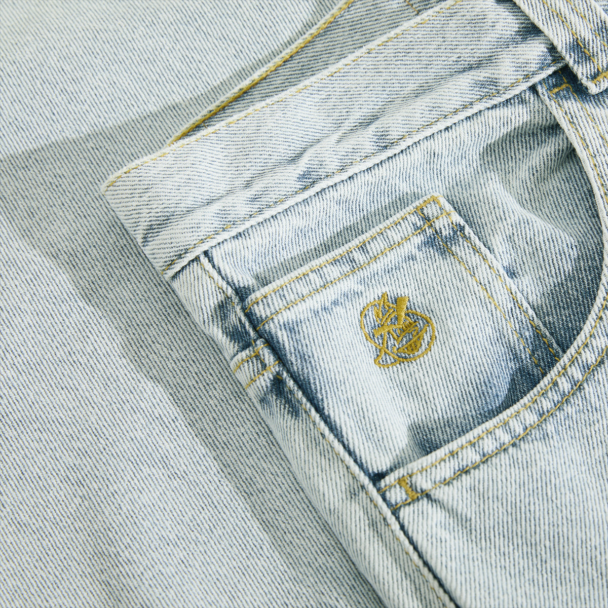 Polar 93 Pants Dirty Light Blue