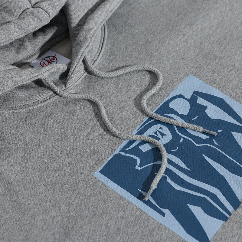Polar Cut Outs Dave Hooded Sweater Heather Grey