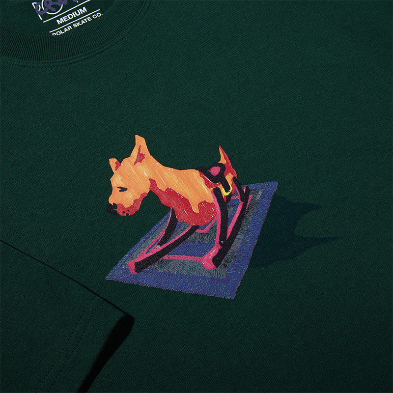 Polar Dog T-shirt Dark Green