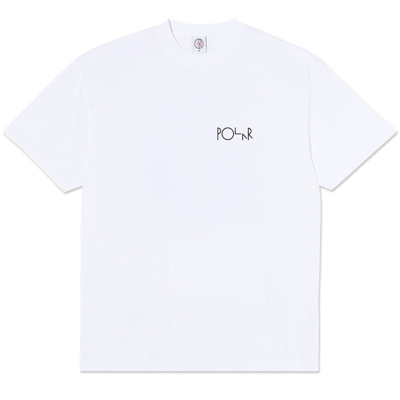Polar Fill Logo Searching For Peace T-shirt White