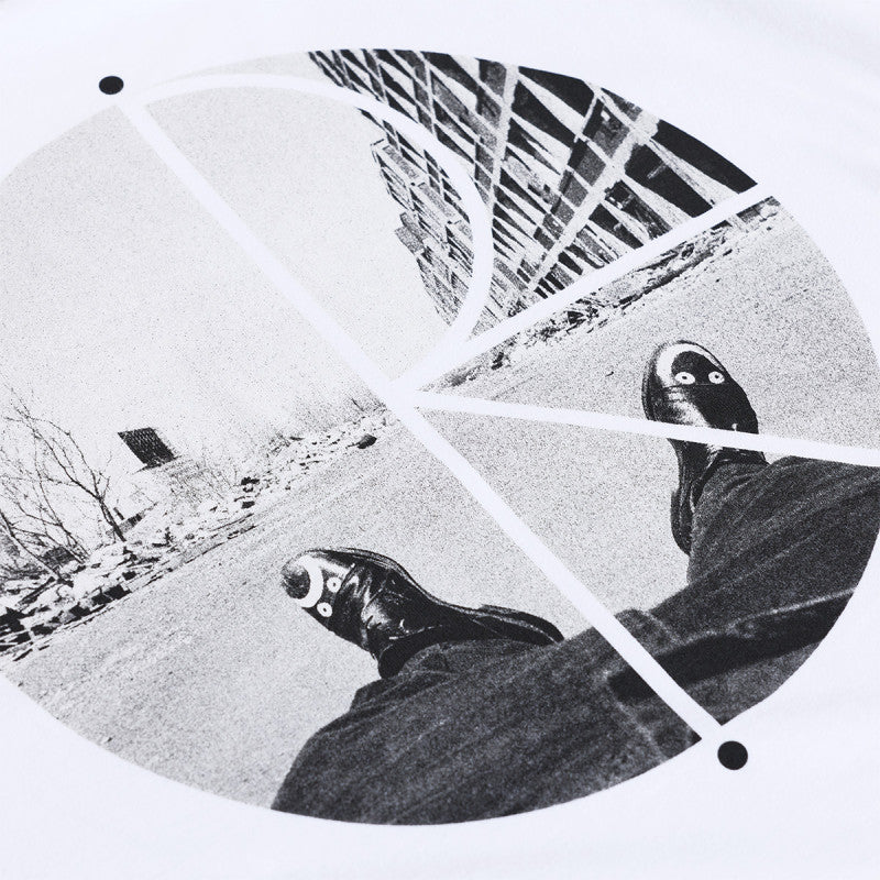 Polar Happy Sad Fill Logo T-Shirt White