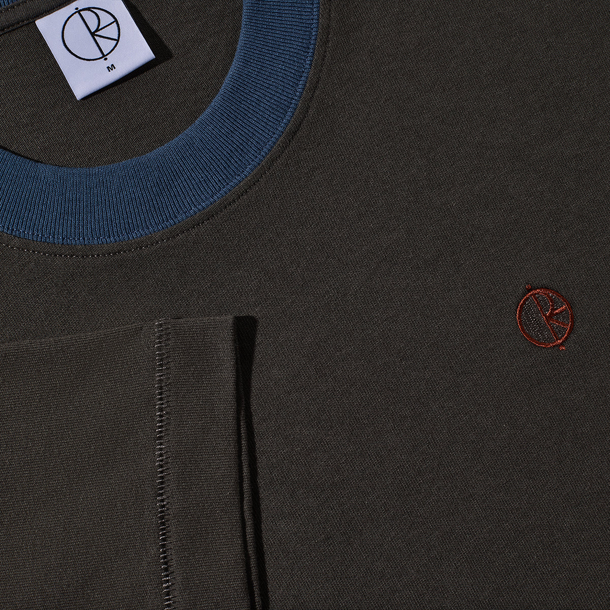 Polar Surf Panel T-shirt Dirty Black/Grey Blue