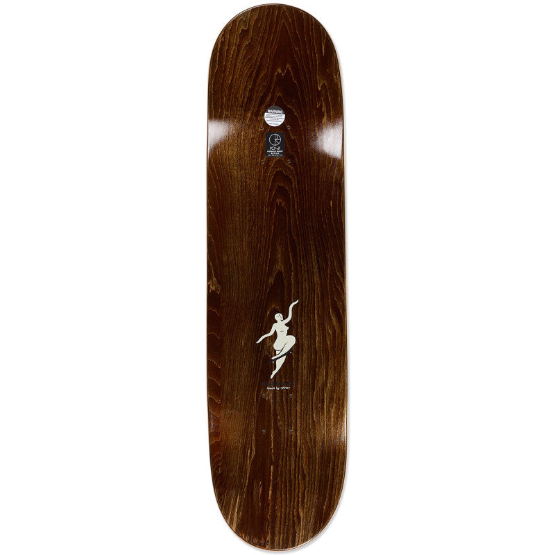 Polar Team No Comply Skateboard Deck Cream Short Shape 8.5