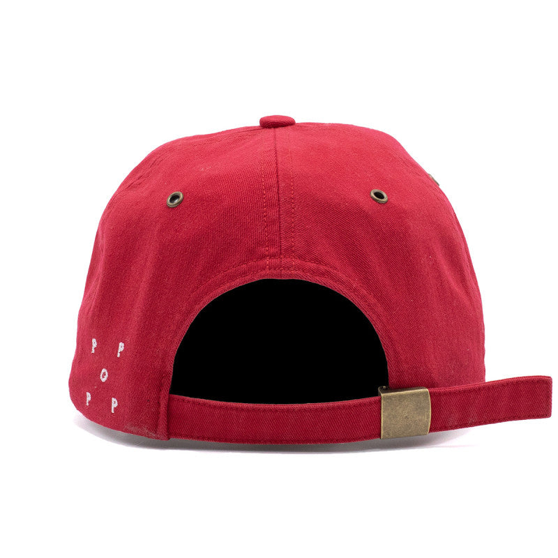 POP 2 Tone Flexfoam Hat Earth Red/Off White