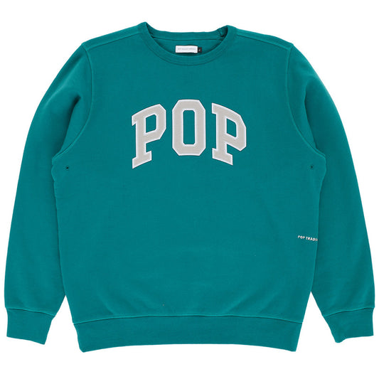 POP Arch Crewneck Sweater Bayberry
