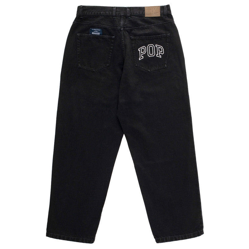 POP DRS Denim Arch Pants Rinsed Black