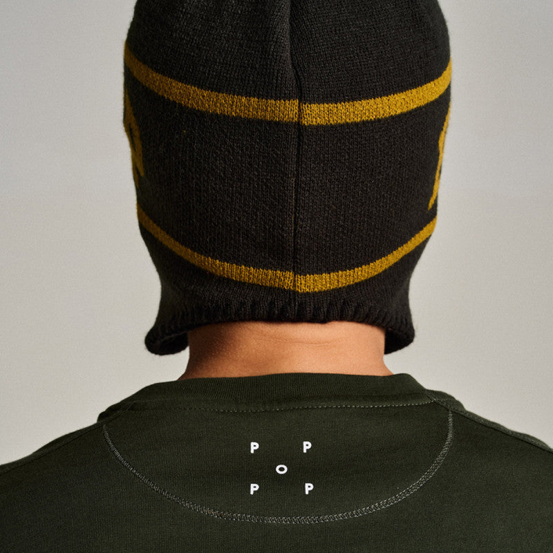 POP Earflap Beanie Duffel Green/Olive