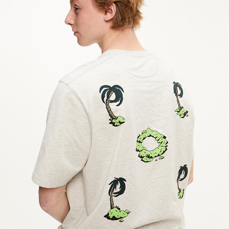 POP Floor Island T-Shirt Light Grey Heather