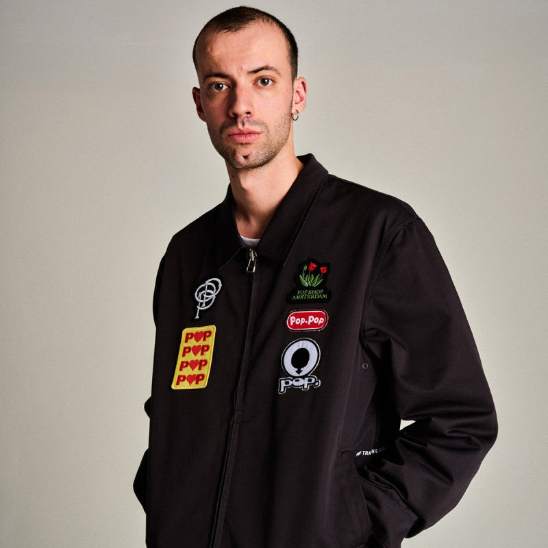 POP Full Zip Worker Jacket Anthracite
