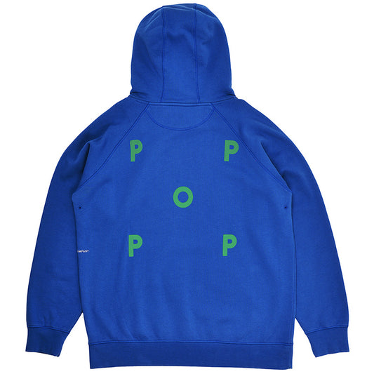 POP Logo Hooded Sweater Sodalite Blue/Foliage