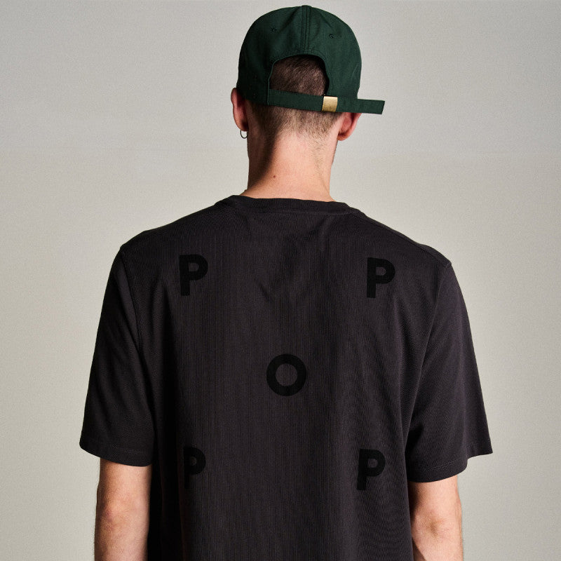 POP Logo T-Shirt Anthracite/Black