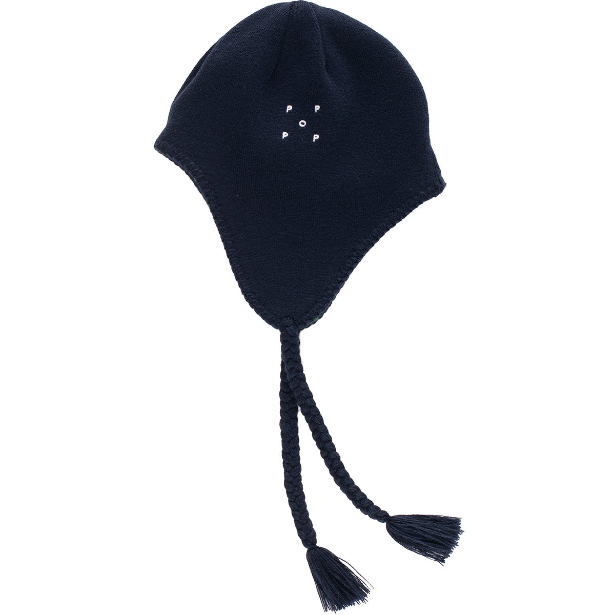 POP Reversible Earflap Beanie Navy/Juniper