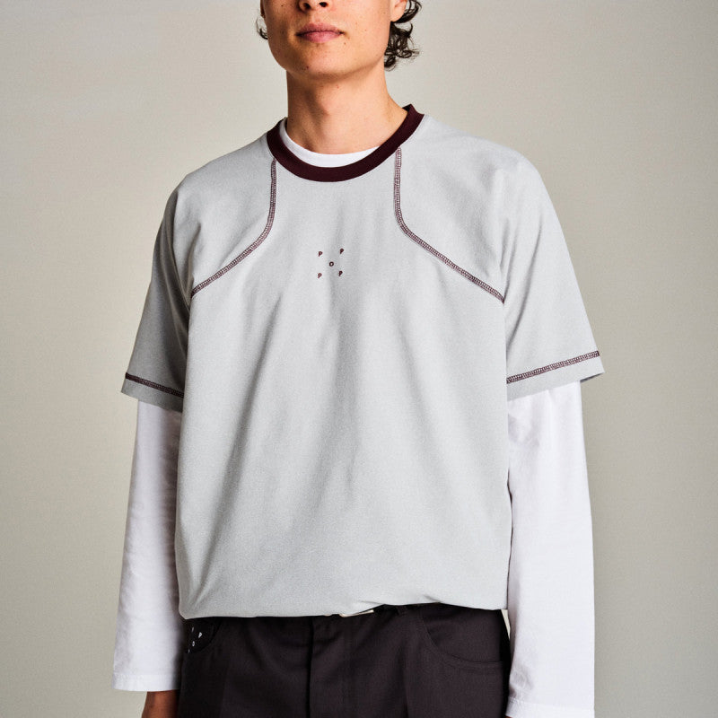 POP Sports T-Shirt Quarry/Fudge