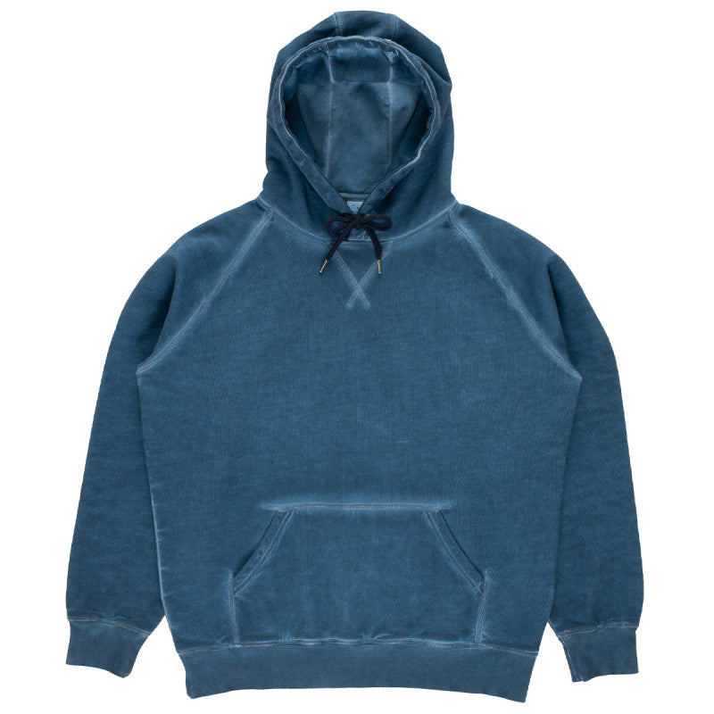POP Stencil Logo Hooded Sweater Navy