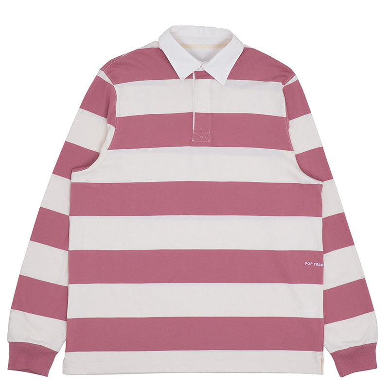 POP Striped Rugby Polo Mesa Rose