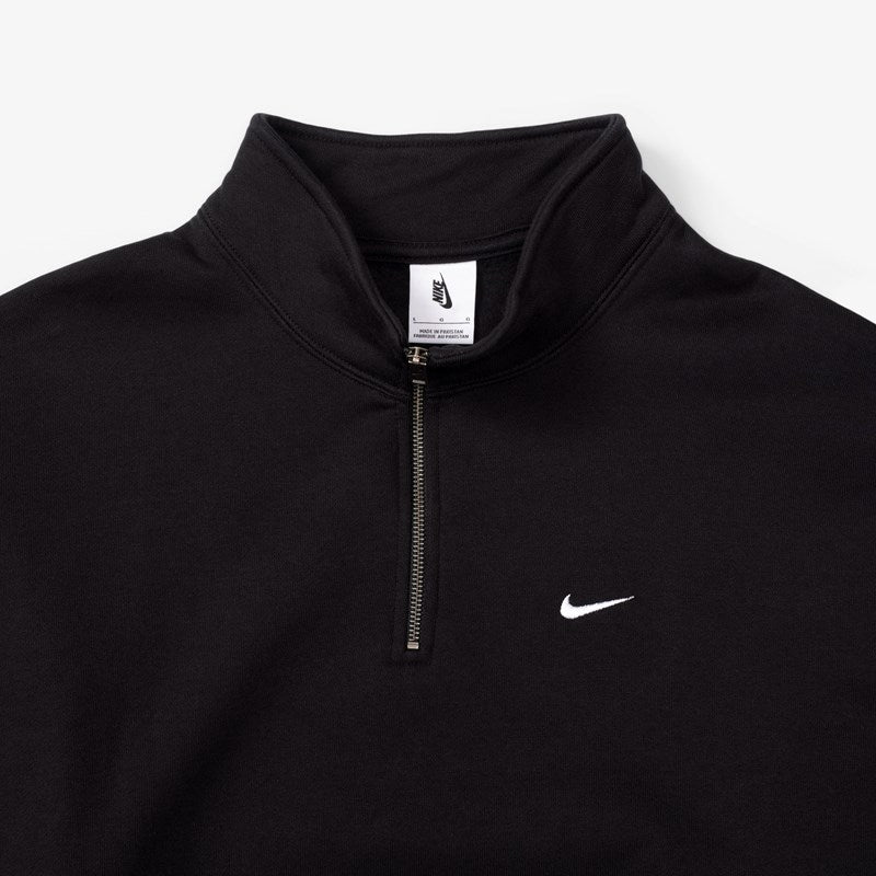 Nike SB Solo Swoosh Quarter Zip Sweater Black/White