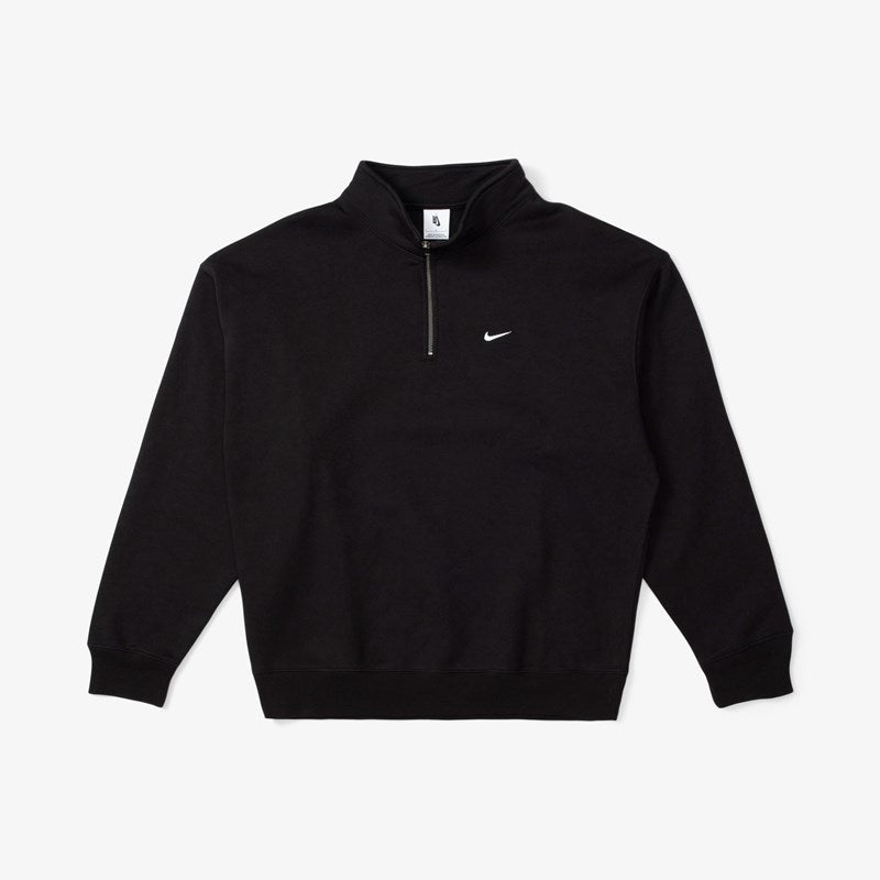 Nike SB Solo Swoosh Quarter Zip Sweater Black/White