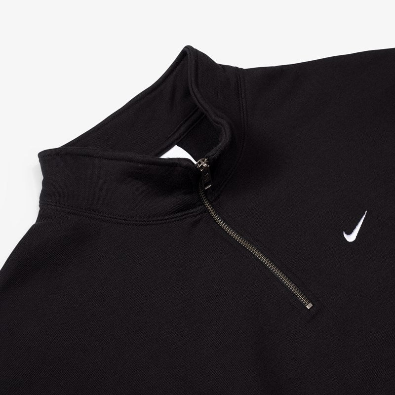Nike SB Solo Swoosh Quarter Zip Sweater Black/White