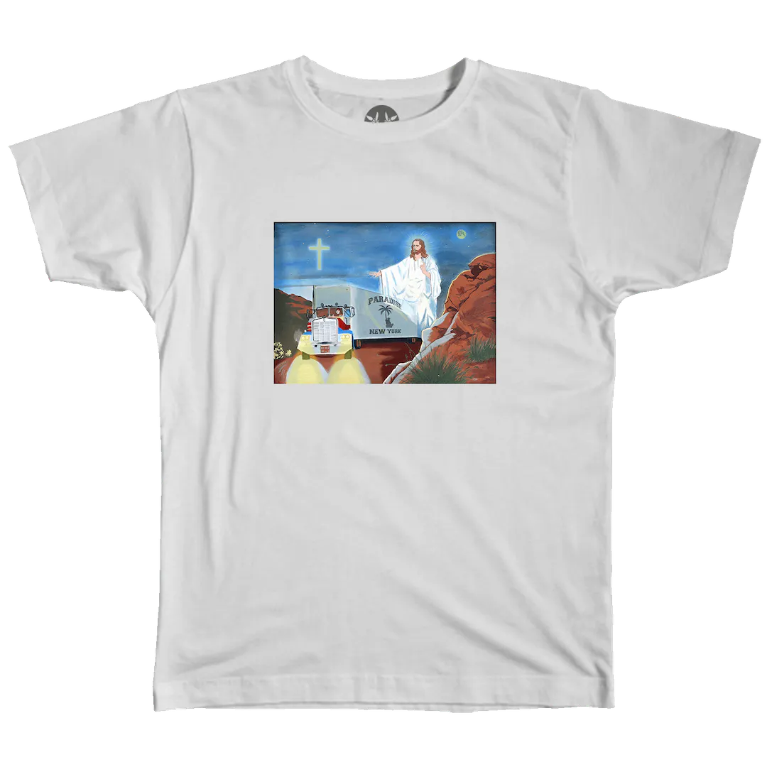 Paradise NYC Protect Him T-shirt White
